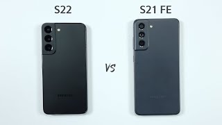 Samsung S22 vs Samsung S21 FE Speed Test amp Camera Comparison [upl. by Ahsasal]