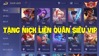 Tặng Acc Liên Quân Vip Miễn Phí Mới Nhất 2024 Có Nhiều Skin Xịn Cho Các Bạn [upl. by Chari]