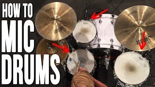 How To Mic a Drum Kit For Live Sound [upl. by Carpio]