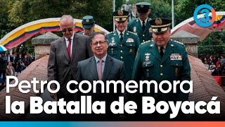 Petro conmemora los 205 años de la Batalla de Boyacá en histórico discurso  Tercer Canal [upl. by Sinnylg]