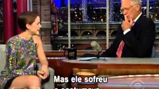 Emma Watson revela que já ficou bêbada  Late Show with David Letterman 11072011 [upl. by Annaili]