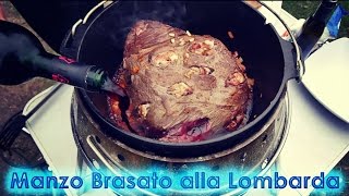 165 Manzo Brasato alla Lombarda  Rinderschmorbraten aus dem Dutch Oven  italienischer Klassiker [upl. by Fernandes]