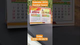 kalender duduk bergambar bawor [upl. by Elokcin]