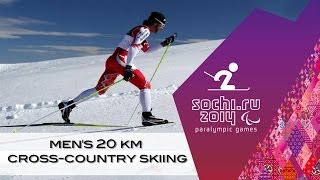 Mens 20km crosscountry skiing classic standing  Sochi 2014 Paralympic Winter Games [upl. by Notserc993]