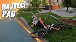 NAJVEĆI PAD KOJI SAM SNIMIO Urban Downhill VLOG 10 [upl. by Maleeny677]