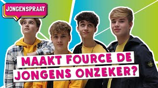 HOE GAAT FOURCE MET COMPLIMENTJES OM  JONGENSPRAAT 4 ONZEKERHEDEN  TinaTV [upl. by Aicilet]