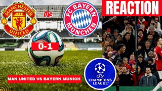 Manchester United vs Bayern Munich 01 Live Champions League Football UCL Match Score Highlights [upl. by Haggi]