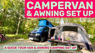 Campervan and Drive Away Awning Set Up [upl. by Kimberly934]