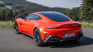 2025 Aston Martin Vantage V8 engine and exhaust sound Sport and Track mode [upl. by Schilit]