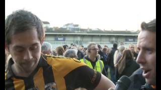 Johnny Hanratty Crossmaglen Captain after SFC Win [upl. by Aennyl]