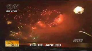 Virada do Ano 2010 Londres Rio de Janeiro São Paulo e Brasilia queima de fogos [upl. by Noyrb571]