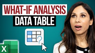 Excel WhatIf Analysis Data Table  Easy to Use Once you Learn This☝️ [upl. by Keverian226]