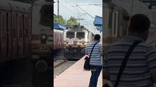 Howrah  Dehradun Kumbh Express Destroying Dankuni Jn 😨💥 train trendingshorts traincrossing [upl. by Agbogla]