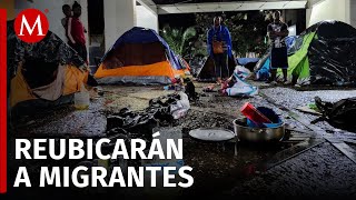 INM busca reubicar migrantes de la plaza Giordano Bruno [upl. by Ynez277]