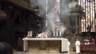 Incensing l Solemn Vespers in Ambrosian rite Usus recentior [upl. by Boaten556]