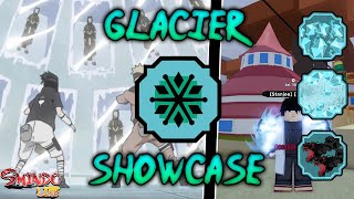 Shindo Life Glacier Showcase [upl. by Hayilaa]