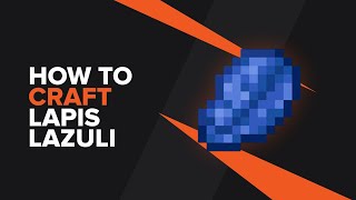 How to make Lapis Lazuli in Minecraft [upl. by Eenehs549]