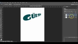 Adobe Photoshop CS6 Ders 53 Layer  Rasterize  Type  Yazıları Convertlemek [upl. by Arabel976]