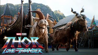 The GOATS All Powers amp Fight Scenes  Thor Love And Thunder 2022 [upl. by Munford]