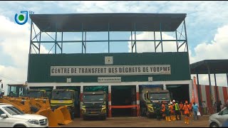 Gestion des déchets à Douala Le 1er centre de transfert des déchets inauguré [upl. by Cosme604]