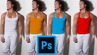 How to change Tshirt Color in Photoshop CC  2023  Photoshop Tutorial [upl. by Amorete]