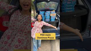 ₹50 mein dominos 😵 Ad Shorts dominos [upl. by Adnyl]