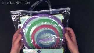 Hobby Lobby Round Knitting Loom Set Review [upl. by Anoel670]