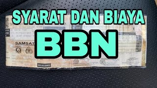 SYARAT DAN BIAYA BALIK NAMA KENDARAAN BERMOTOR ElangMautIndonesia [upl. by Ariamo]