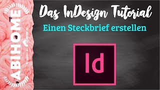 Abizeitung  Abibuch InDesign Tutorial quotEinen Steckbrief erstellenquot  Teil 08 [upl. by Reviel]