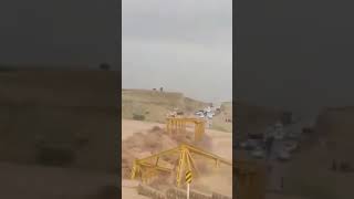 bridge collapsing due to rampaging floods in Iran weather waves disaster dangerous hurricane [upl. by Patric942]