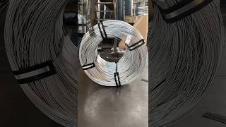 hot dipped galvanized wire drawing process coil for export wirefactory galvanizedwire [upl. by Eppilihp]