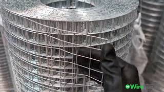 25mm x 25mm Welded Wire Mesh Prime H12m x L30m – 16g  WireFence [upl. by Ellennoj]