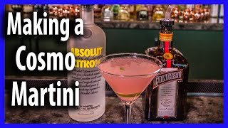 How to Make a Cosmo Martini  The Popular Cosmopolitan a Simple at Home Drink Recipe [upl. by Richart]