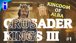 CK3  Scotland The Brave  Kingdom of Alba 867  Lets Play Crusader Kings 3  Ep 1 [upl. by Barty]