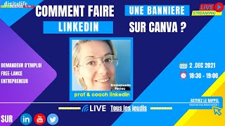 Comment créer une bannière LinkedIn professionnelle avec canva en 5 minutes [upl. by Strang]