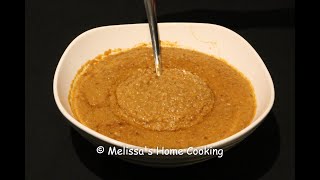 How To Make Authentic Satay Peanut Sauce – Melissa’s Home Cooking [upl. by Merridie]