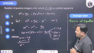 Number of positive integers \n\ for which \n296\ is a perfect square is [upl. by Cida556]