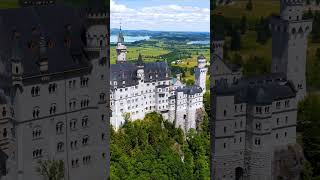 Zamek Neuschwanstein z lotu ptaka Wideo z drona w 4k [upl. by Vaughn]