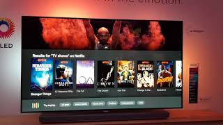 Anteprima Android TV Philips 65 OLED 4K Ambilight WOW [upl. by Pump]