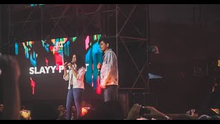 SLAYY POINT TEASE MANY YOUTUBER AT SOCIAL NATION 2019 [upl. by Lotson]