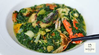 Oil Free ADEMEEWEDU Soup RecipeMOLOKHIA JUTE LEAVES  Ndudu by Fafa [upl. by Nyrat]