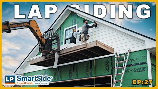 LP Lap Siding In The Gables Easier Than Youd Think ep27 [upl. by Laufer]