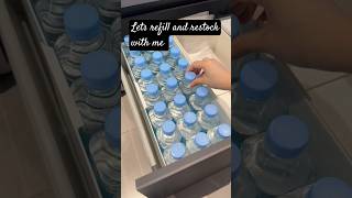 Lets refill and restock with me restockingandorganizing shortvideo ytshorts shorts [upl. by Nyladgam882]