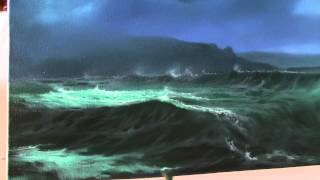 HOW TO PAINT SEA FOAM by Alan Kingwell [upl. by Ttereve]