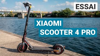 Essai Xiaomi Scooter 4 Pro  la meilleure des trottinettes électriques [upl. by Teage]