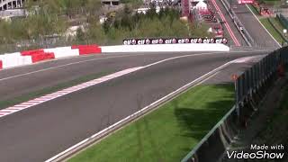 Spa Francorchamps Crashes  Eau Rouge and Raidillon [upl. by Dolley]