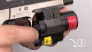 Streamlight TLR4 Compact Handgun Laser Sight Flashlight  OpticsPlanetcom [upl. by Alleacim]