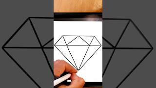 comment dessiner un diamant facilement [upl. by Marley]