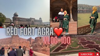 Red fort agra❤️😍Trip to agra❤️Vlog100KhanAleena1703 [upl. by Edwine431]