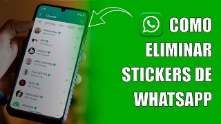 Como Eliminar Stickers de WhatsApp [upl. by Lenoil]